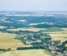 Gmina Złotoryja z lotu ptaka 