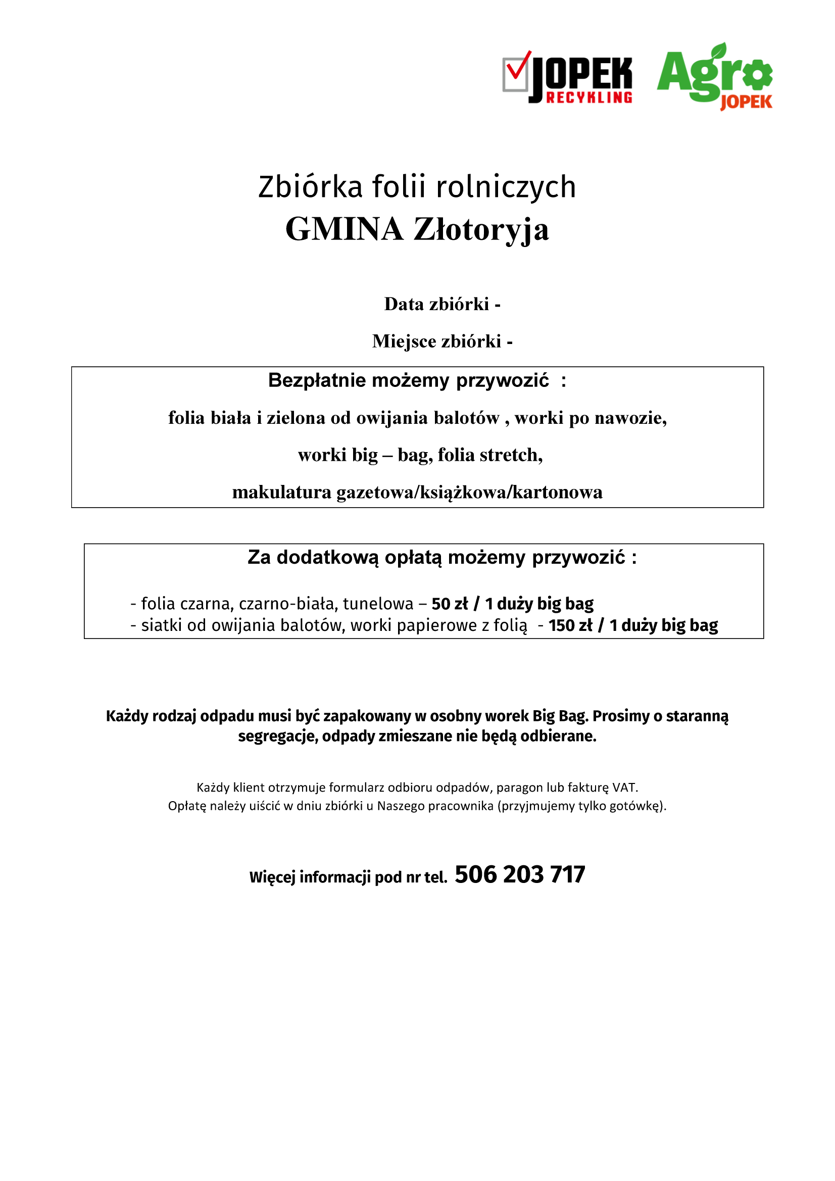 Folie rolnicze zbiorka