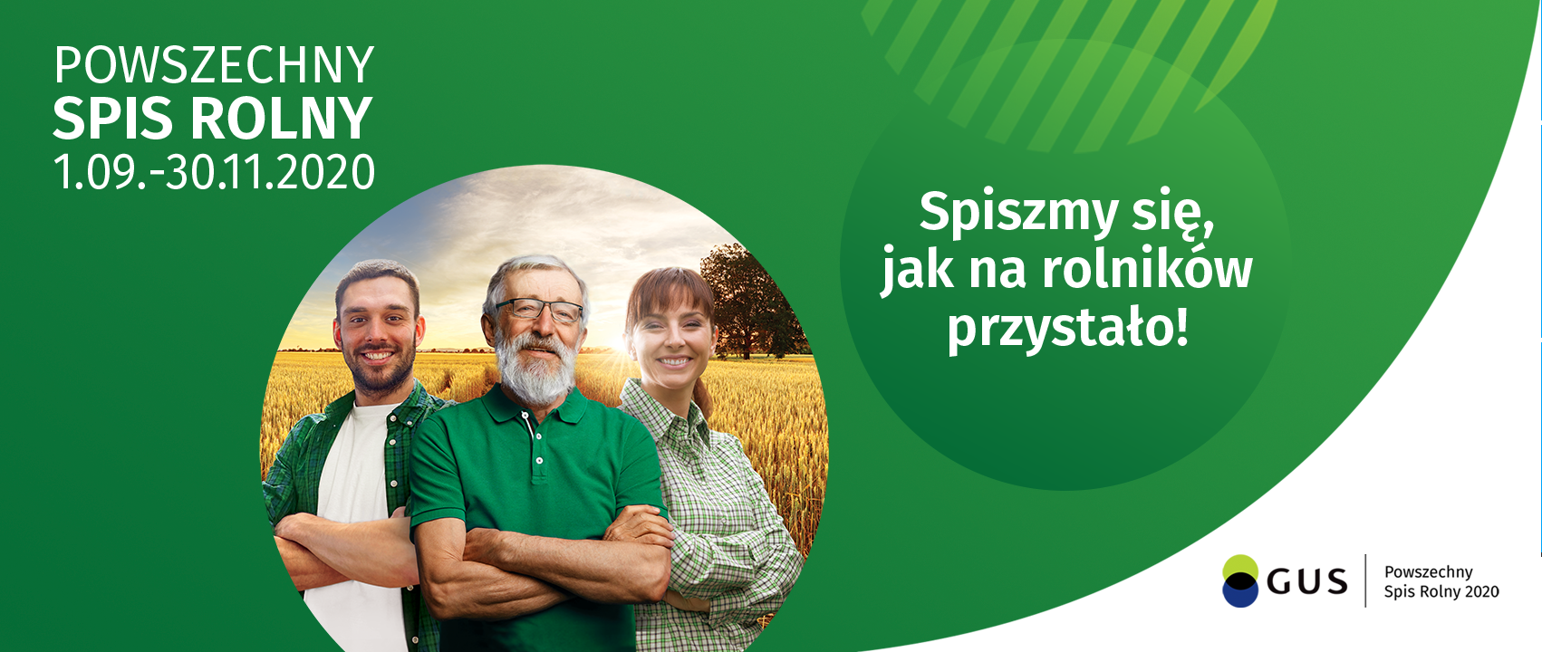 plakat Powszechny spis rolny 2020 r