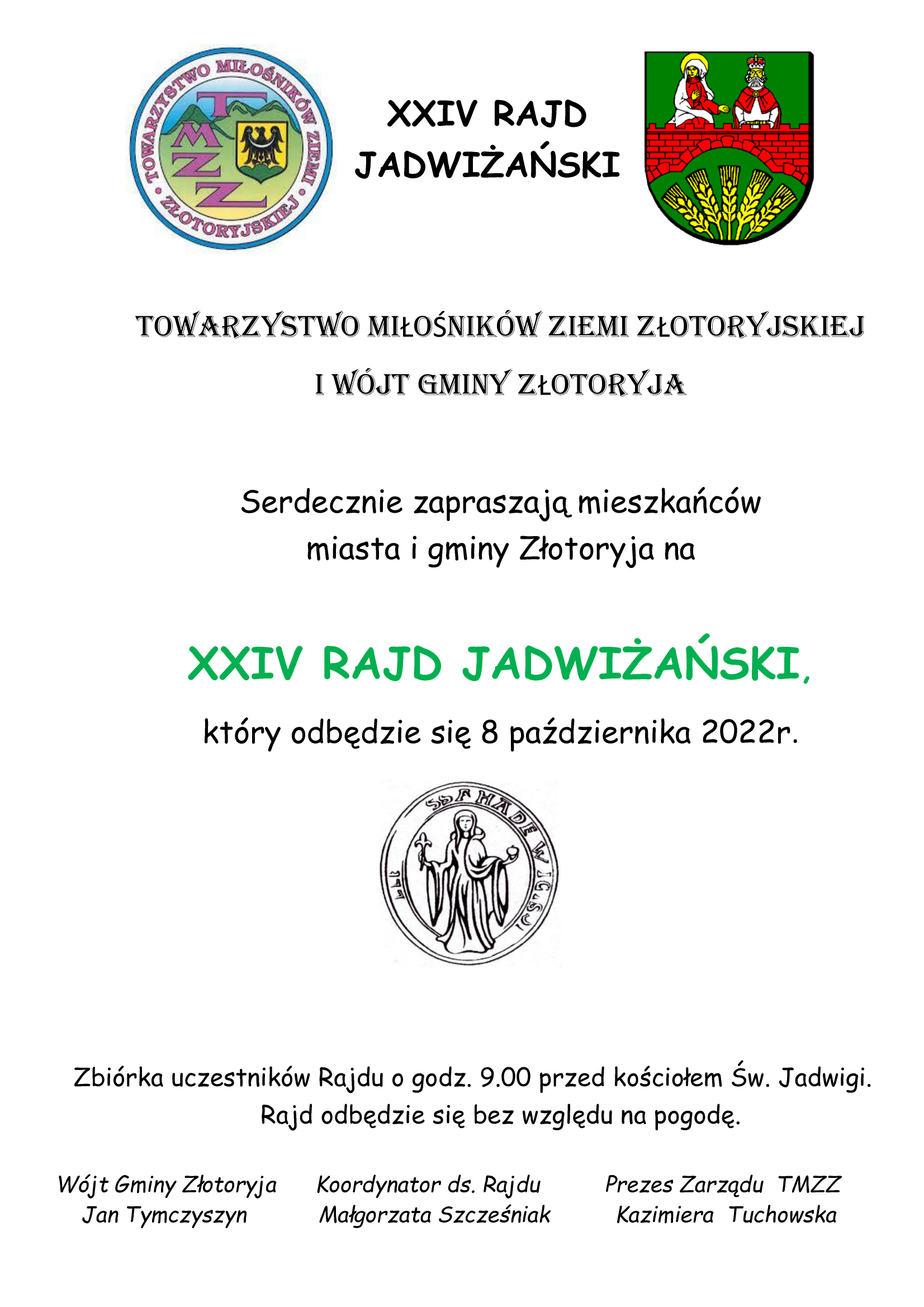 plakat rajd Jadwiżański 1