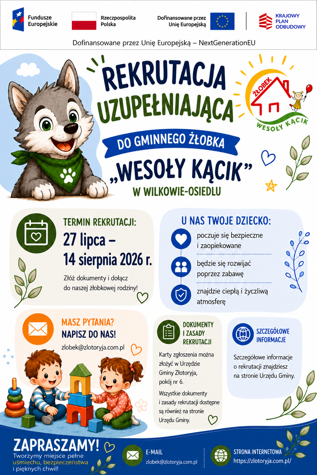 plakat zlobek uzupeniajacy